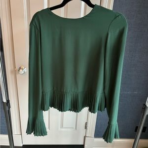 Zara Trafaluc collection green top